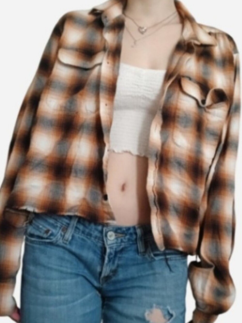 Brown Plaid Flannel